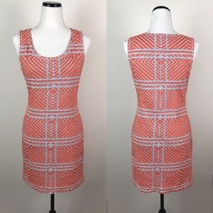 Chelsea & Violet geometrically detailed dress